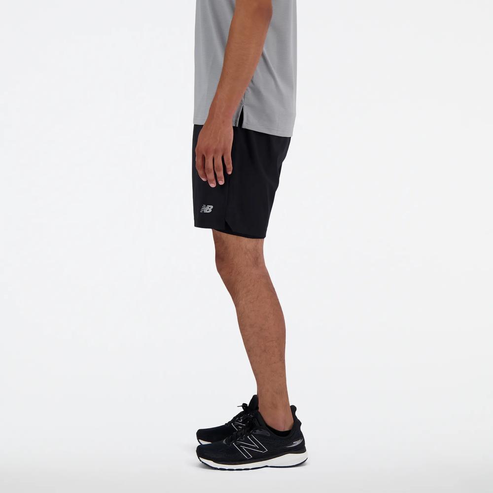 Spodenki męskie New Balance MS41288BK - czarne