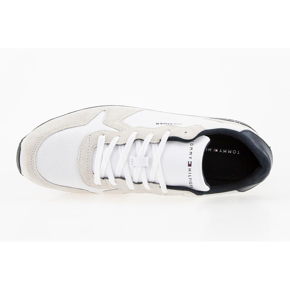 Buty Tommy Hilfiger Iconic Runner Trainers FM0FM04022-YBR - białe