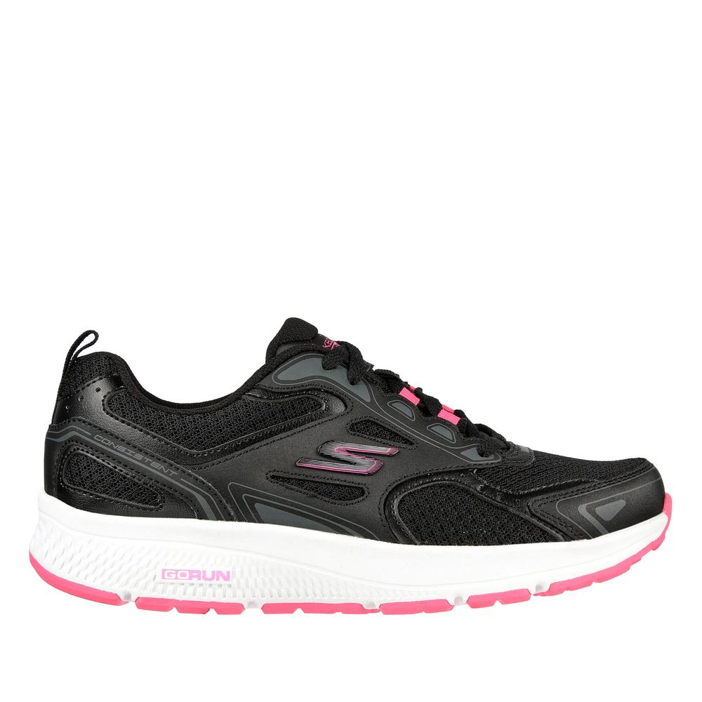 Buty damskie Skechers Go Run Consistent 128075BKPK - czarne