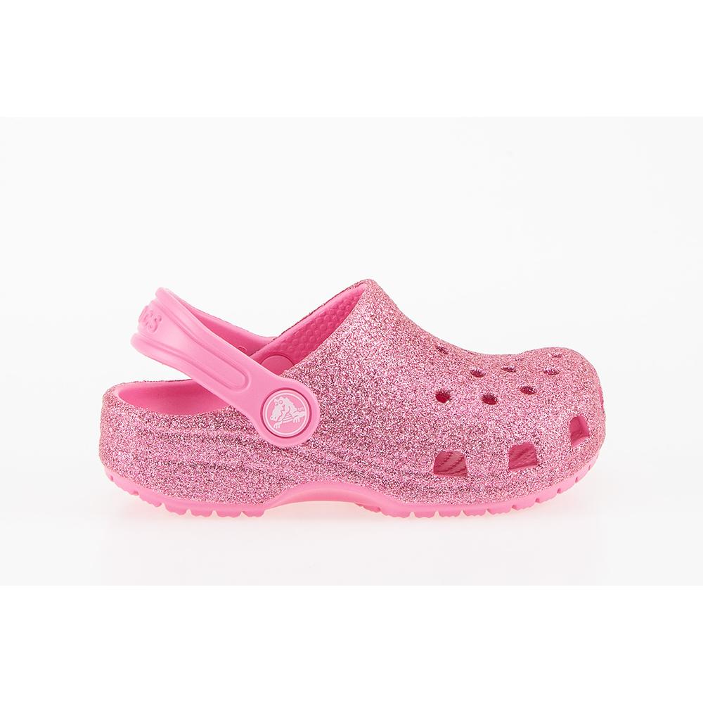 Klapki Crocs Classic Glitter Clog 206992-669 - różowe