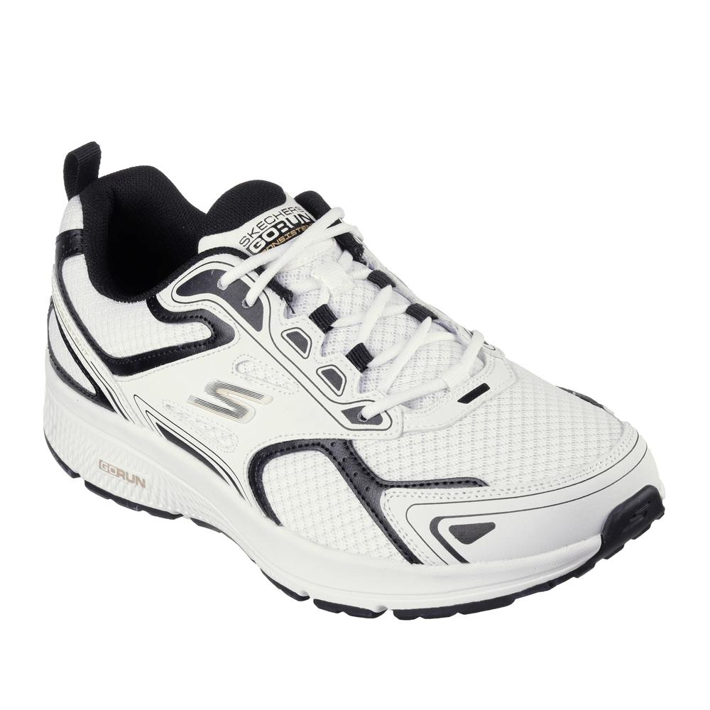 Buty męskie Skechers GOrun Consistent 220034WBK  - białe