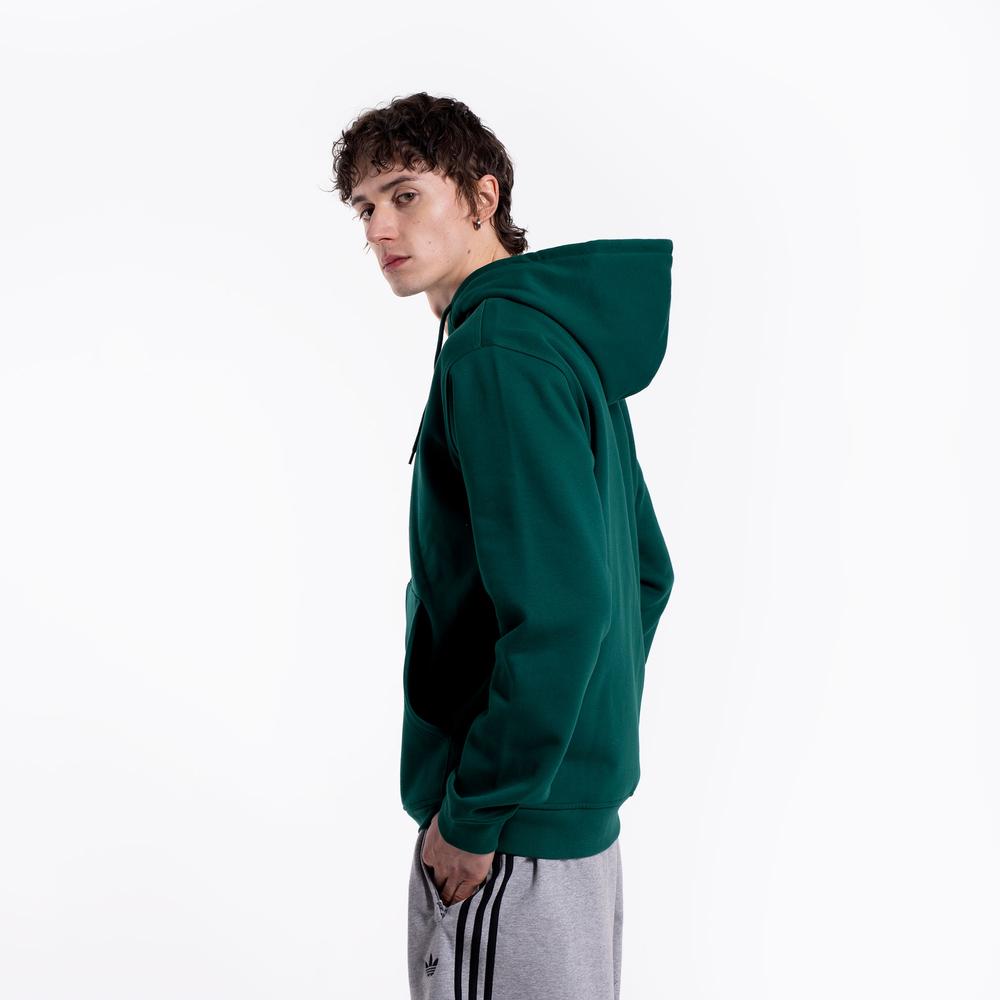 Bluza męska adidas Originals Trefoil Essentials Full-Zip KD1321 - zielona