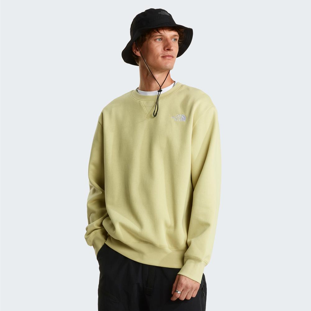 Bluza męska The North Face Essential Relaxed Crew 0A89ETG731 - żółta