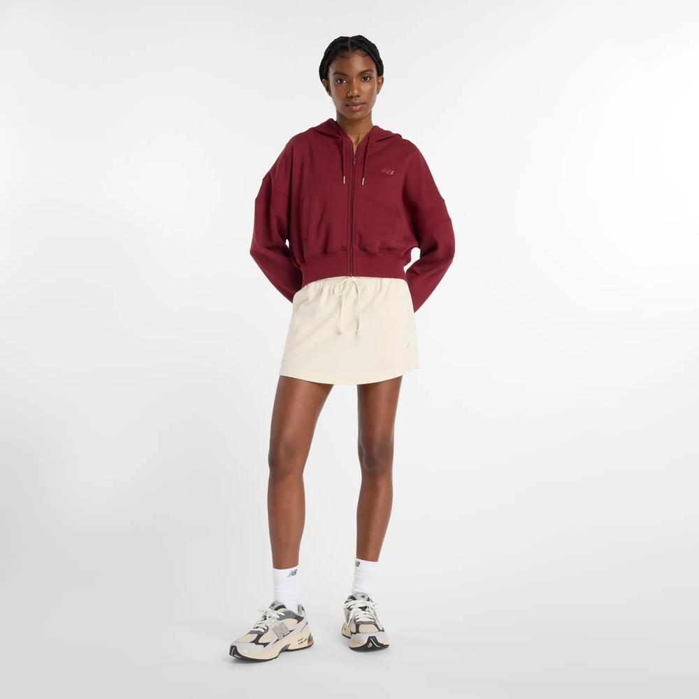 Bluza damska New Balance WJ51506MHB - bordowa