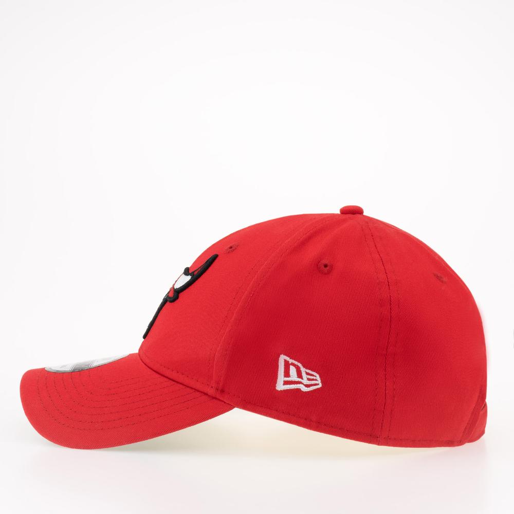 Czapka New Era 9Forty Chicago Bulls Team Side Patch Red Adjustable 60298790 - czerwona