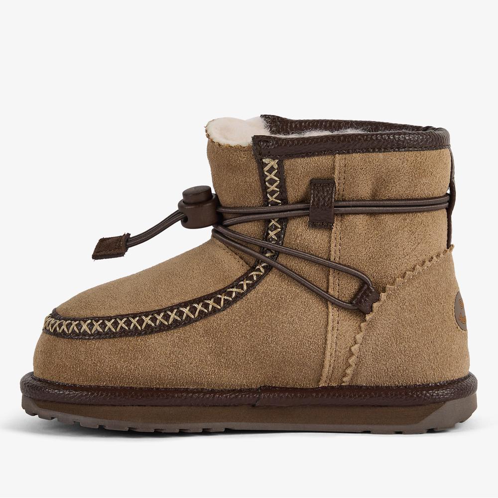 Buty dziecięce Emu Australia Hunter Mini K13349MUSH - brązowe