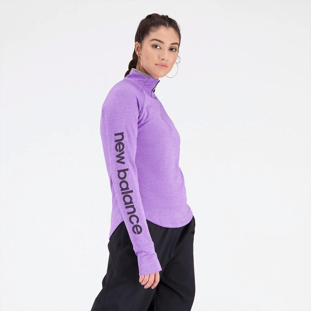 Bluza New Balance WT23273EPH - fioletowa