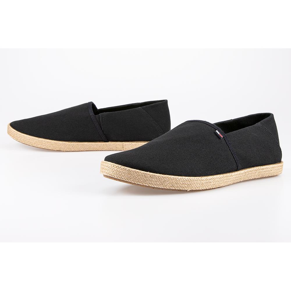 Buty Tommy Jeans Essential Espadrilles EM0EM00677-BDS - czarne