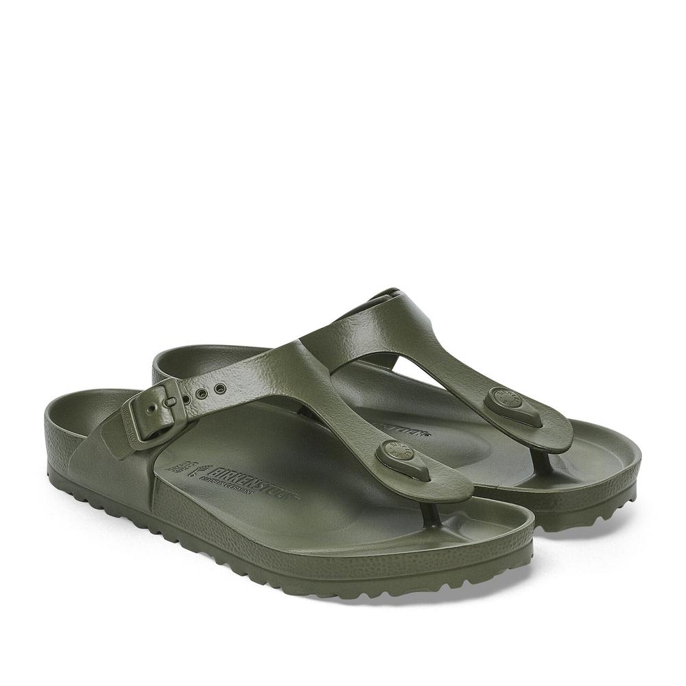 Japonki unisex Birkenstock Gizeh 1019143 - zielone