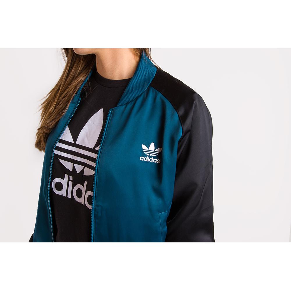 ADIDAS SATIN BOMBER TRACK JACKET > ED4764