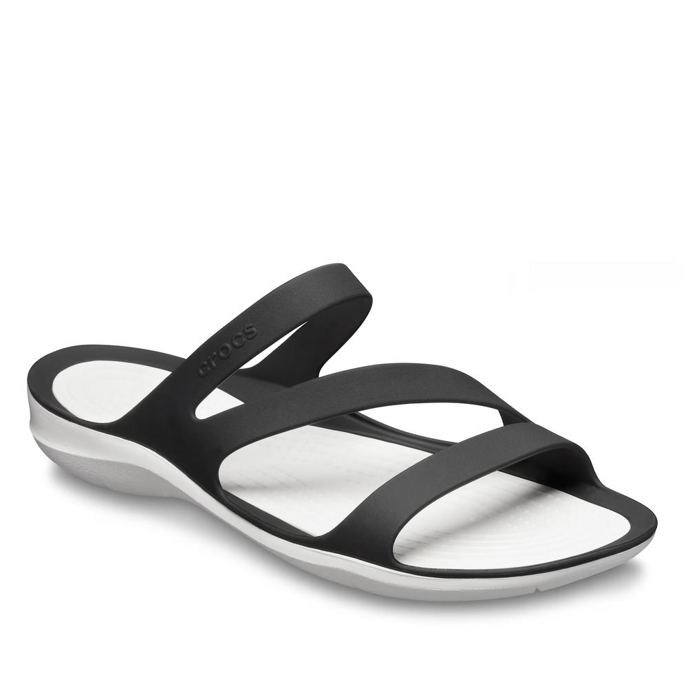 Klapki Crocs Swiftwater Sandal 203998-066 - czarne