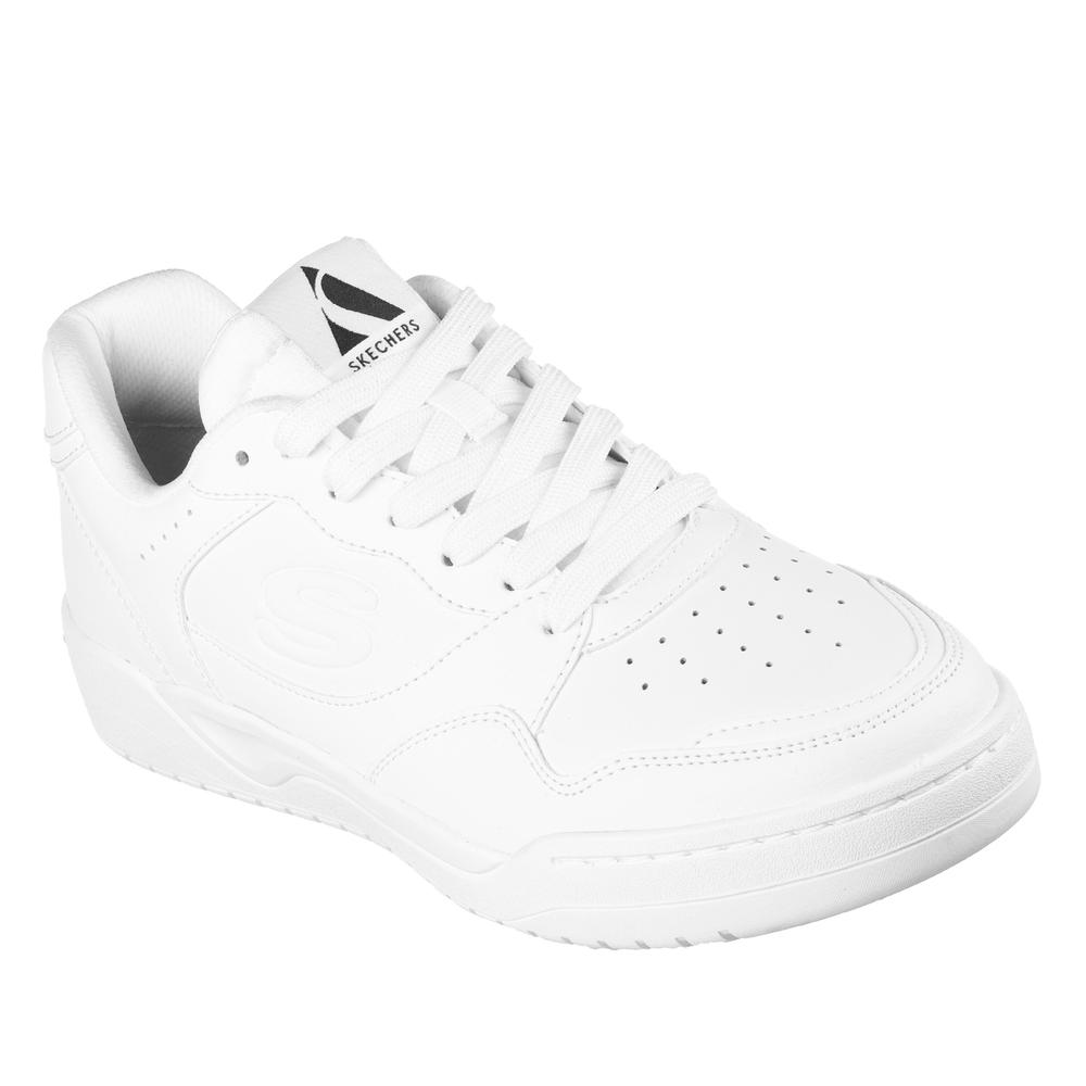 Buty Skechers Koopa Court Volley Low Varsity 183240WHT - białe