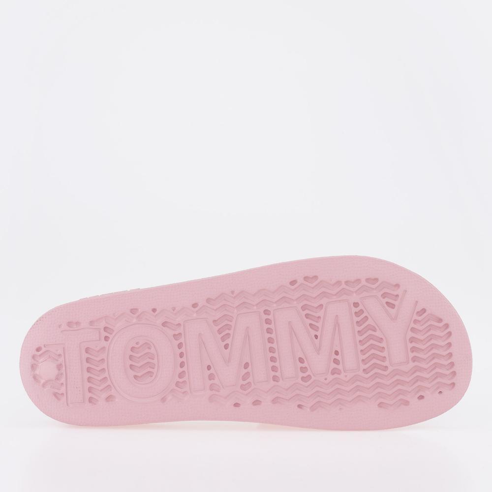 Klapki Tommy Jeans Flag Pool EN0EN02115-TH2 - różowe