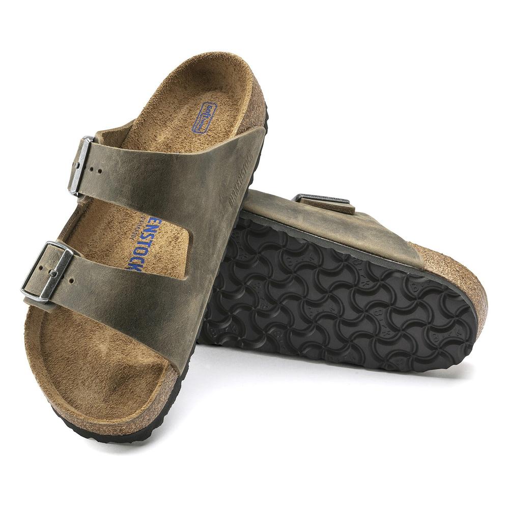 Klapki unisex Birkenstock Arizona SFB 1019313 - zielone