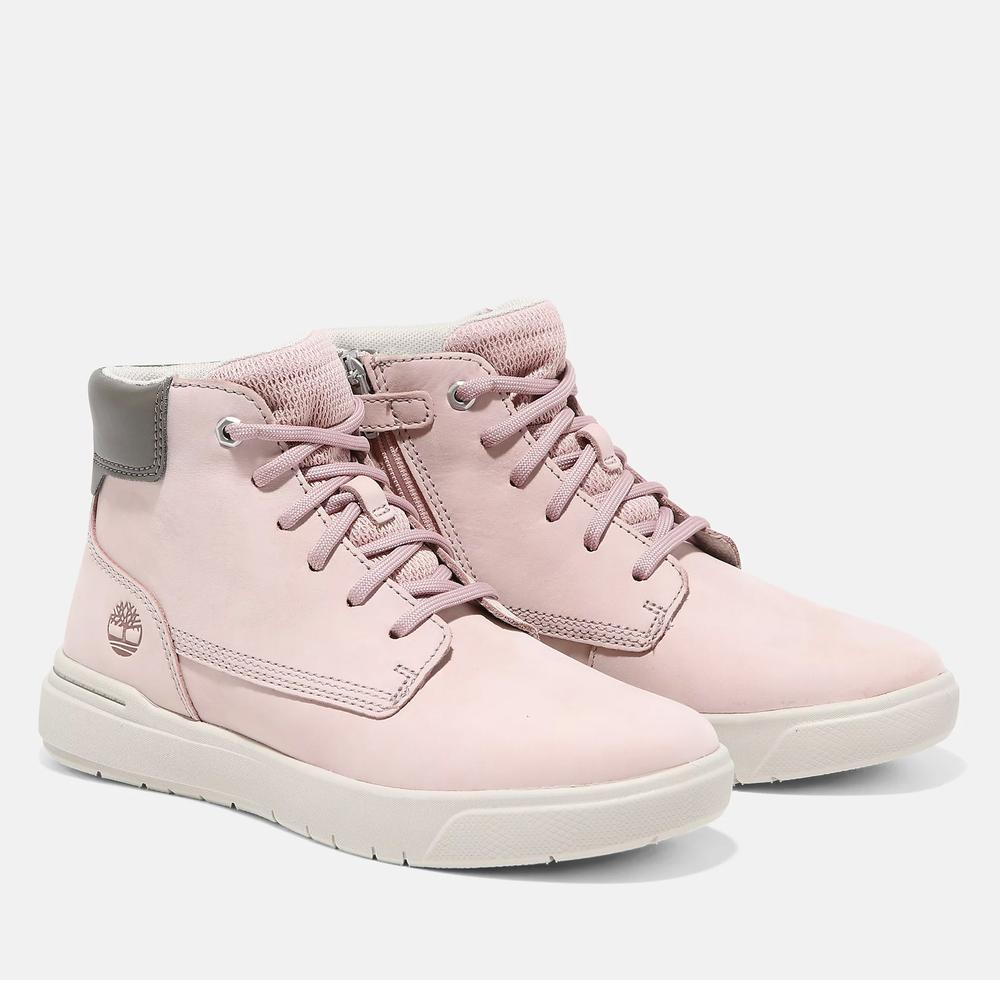 Buty Timberland Seneca Bay Side-Zip 6 Inch 0A5RRGDD91 - różowe