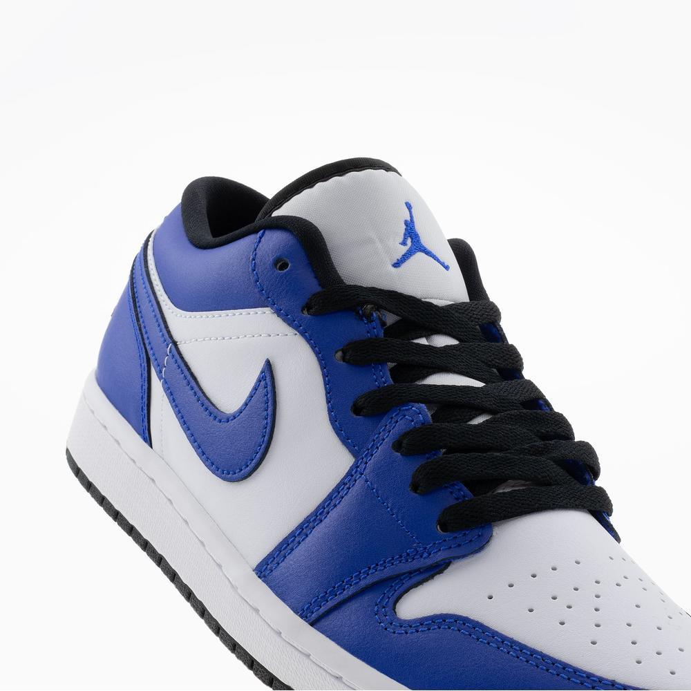 Buty męskie Nike Air Jordan 1 Low 553558-124 - niebiesko-białe