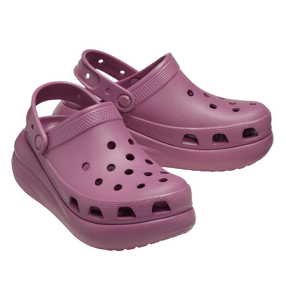 Klapki damskie Crocs Classic Crush Clog 207521-5CZ - fioletowe