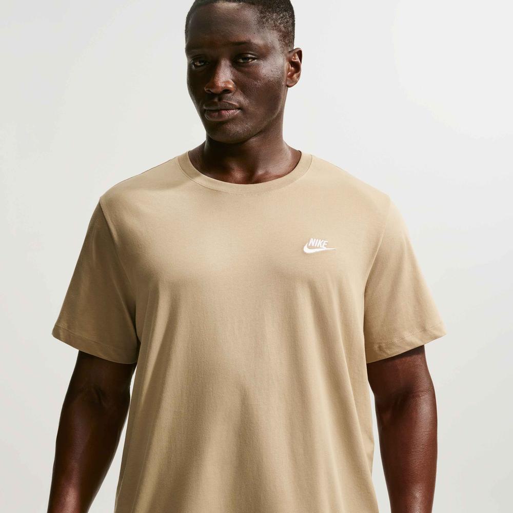 Koszulka męska Nike Sportswear Club AR4997-297 - beżowa