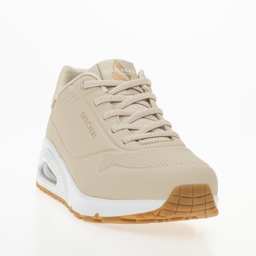 Buty Skechers Uno Shimmer Away 155196NAT - beżowe