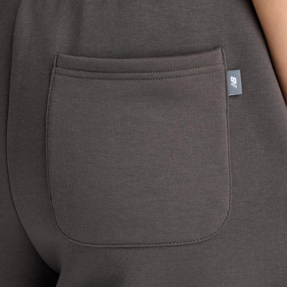 Spodnie damskie New Balance WB61W1DZABR - szare