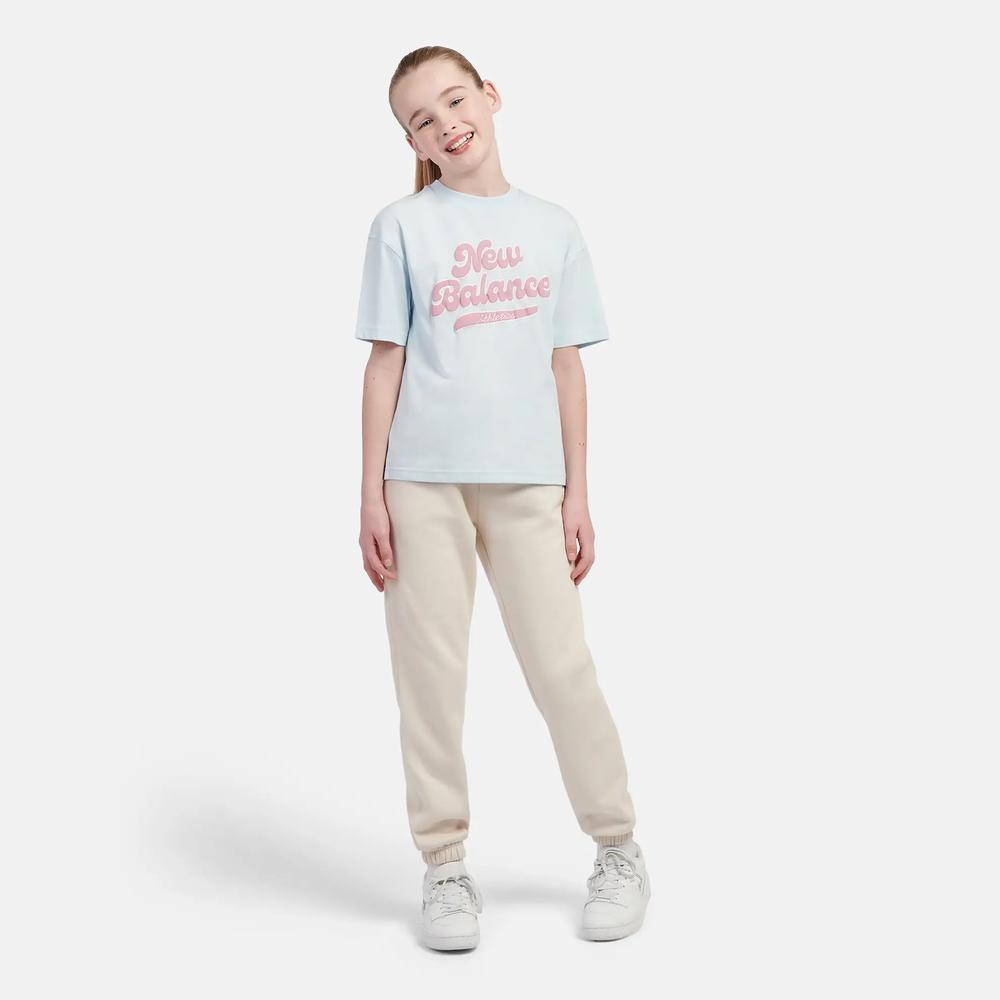 Koszulka dziecięca New Balance LAKG0192FRL - niebieska