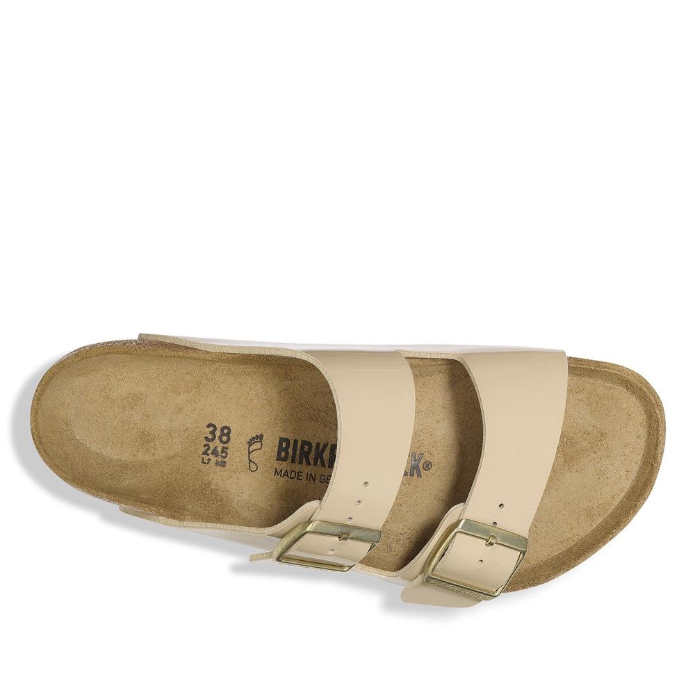 Klapki damskie Birkenstock Arizona BF 1013070 - beżowe