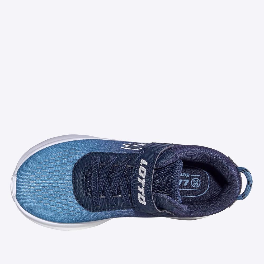 Buty dziecięce Lotto Relazio 2601490K-5955 - niebieskie