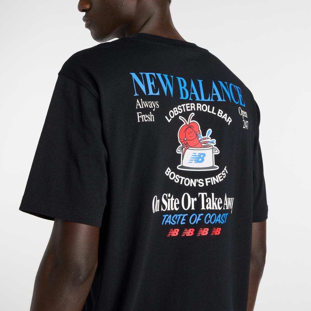 Koszulka męska New Balance MT61Y1F6BK - czarna