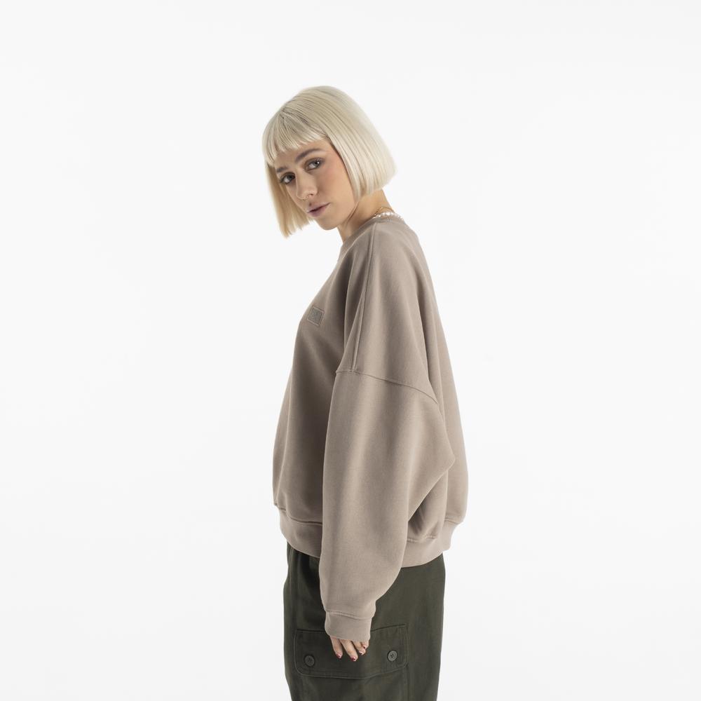 Bluza Alpha Industries Essentials RL Sweater WMN 146030679 - beżowa