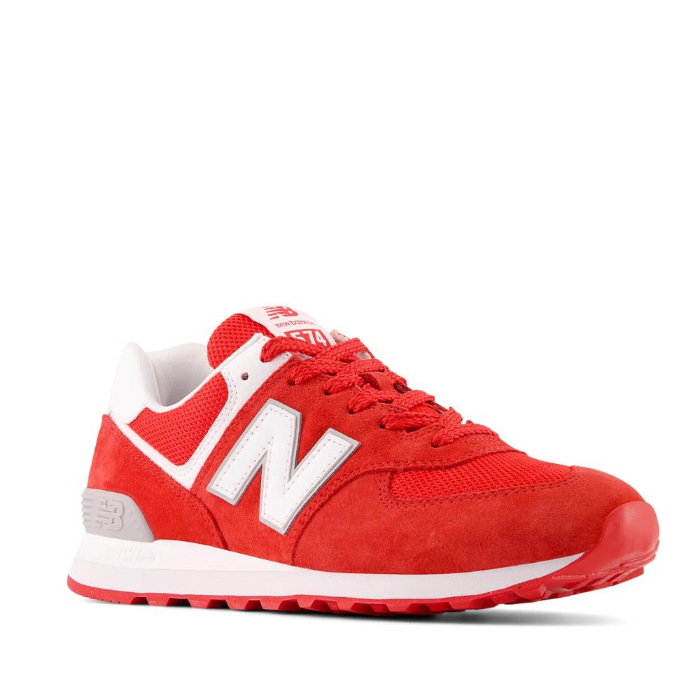 Buty New Balance U574GEE - czerwone