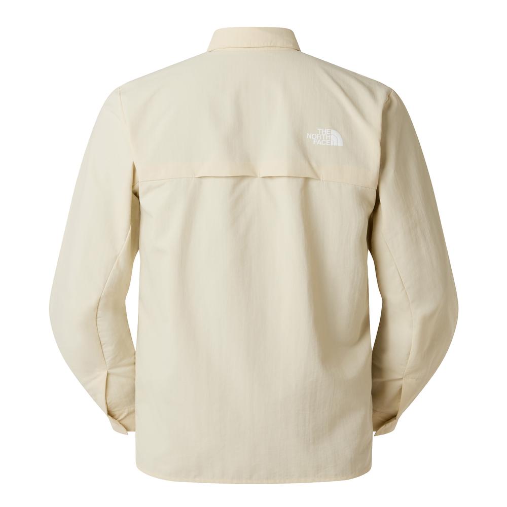 Koszula męska The North Face Packable Long Sleeve Desert 0A8FTRDOM1 - beżowa