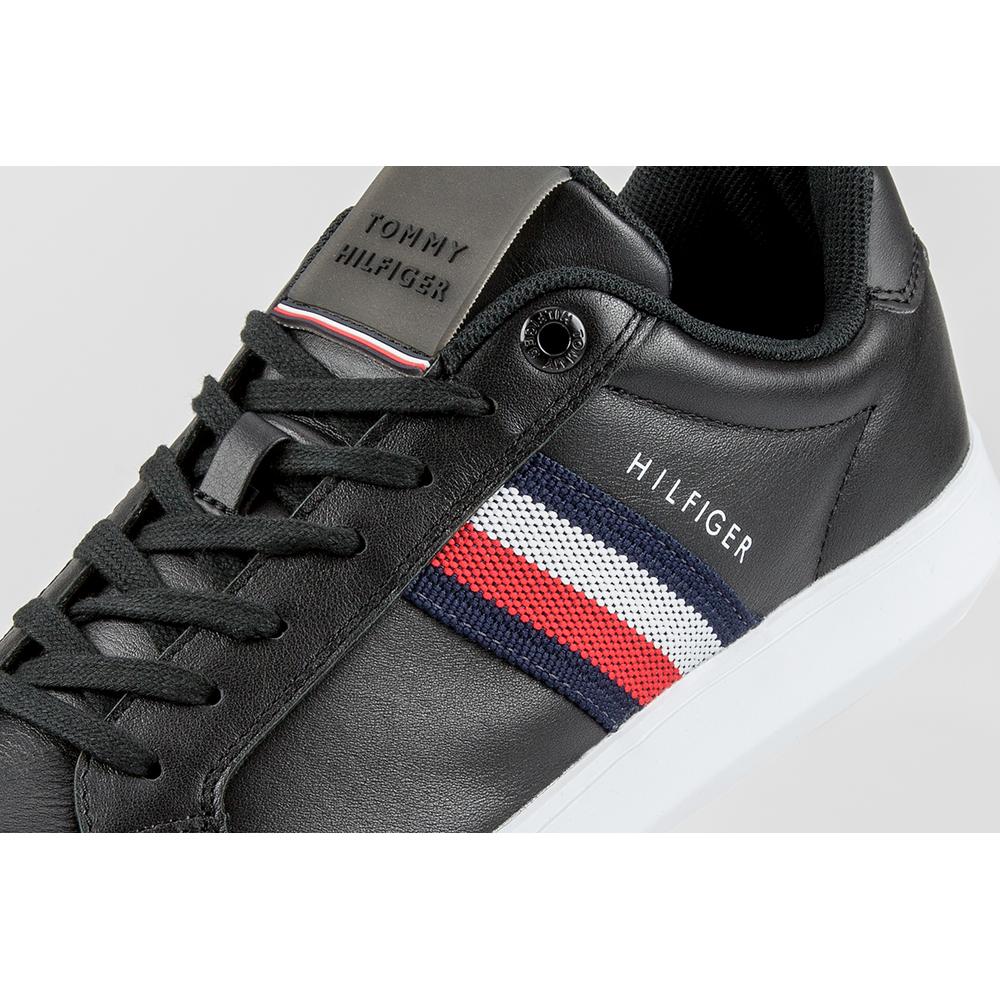 Tommy Hilfiger Essential Leather Cupsole Trainers > FM0FM03424-BDS