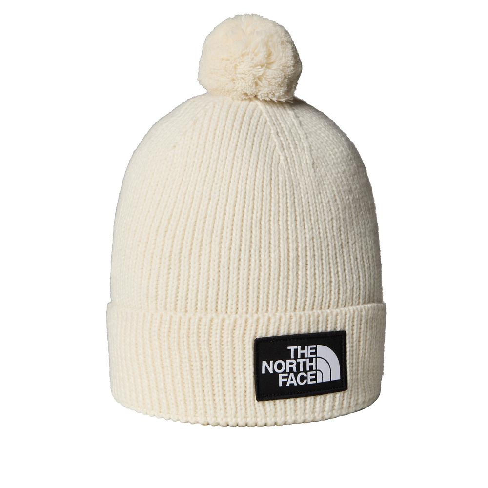 Czapka The North Face Logo Box Cuffed Beanie 0A8CHFQLI1 - biała