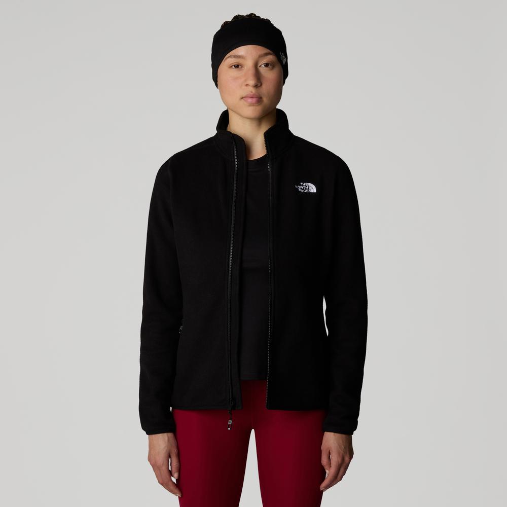 Bluza The North Face 100 Glacier Full-Zip Fleece 0A855O4H01 - czarna