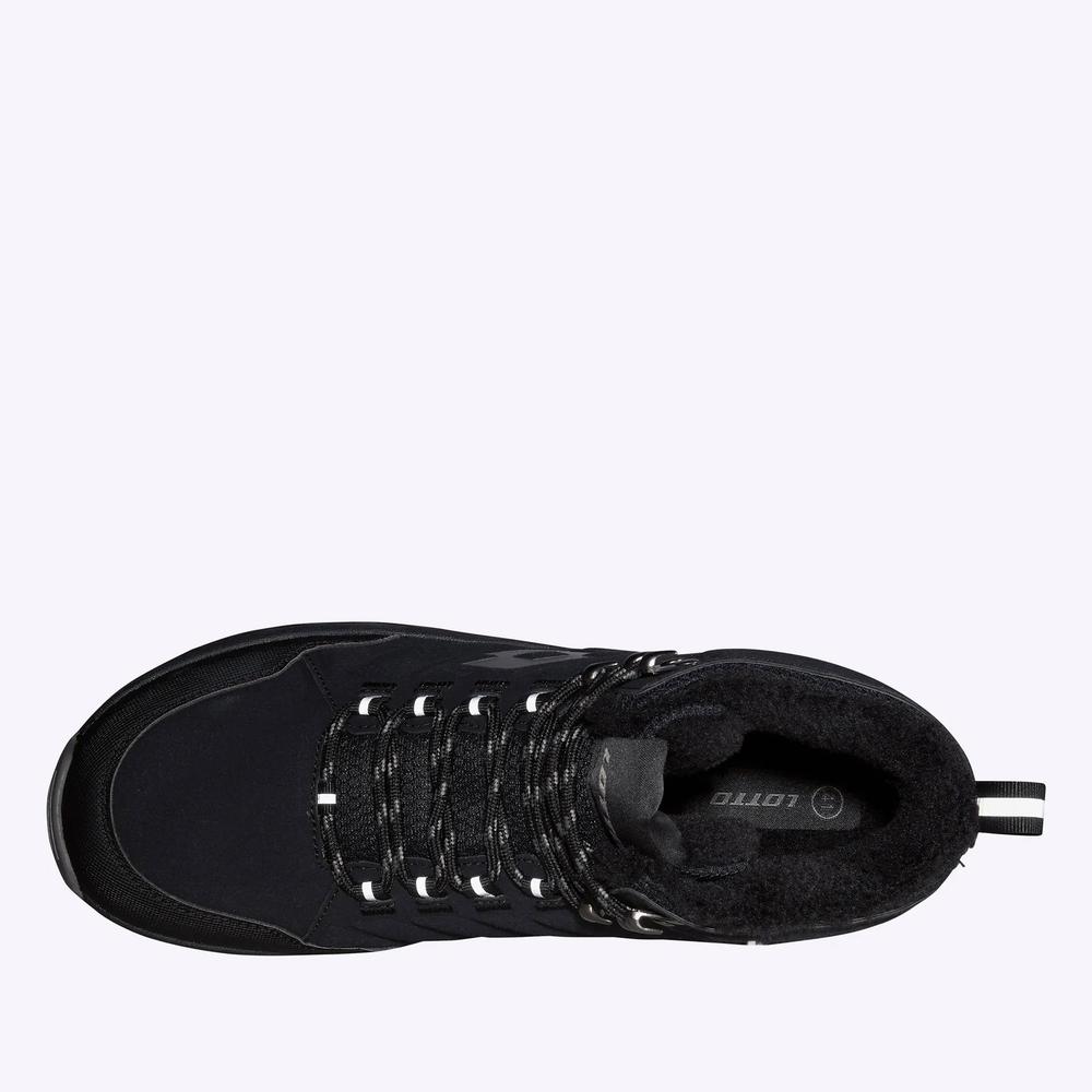 Buty męskie Lotto Ketcham Fur 2401210U-1116 - czarne