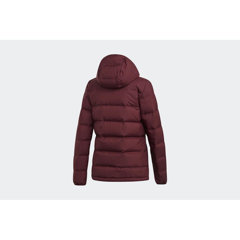 ADIDAS HELIONIC DOWN HOODED JACKET > DZ1495