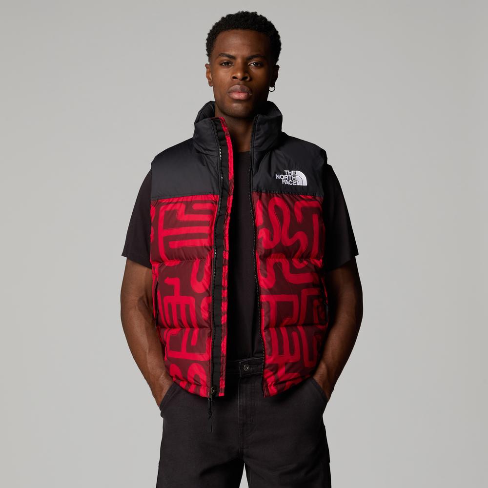 Bezrękawnik męski The North Face 1996 Retro Nuptse 0A3JQQ8S41 - czerwony
