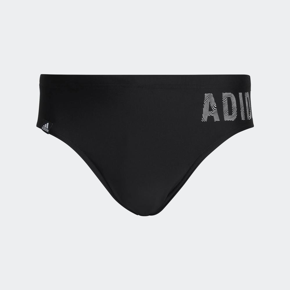 Kąpielówki adidas Wording Swim HA0334 - czarne
