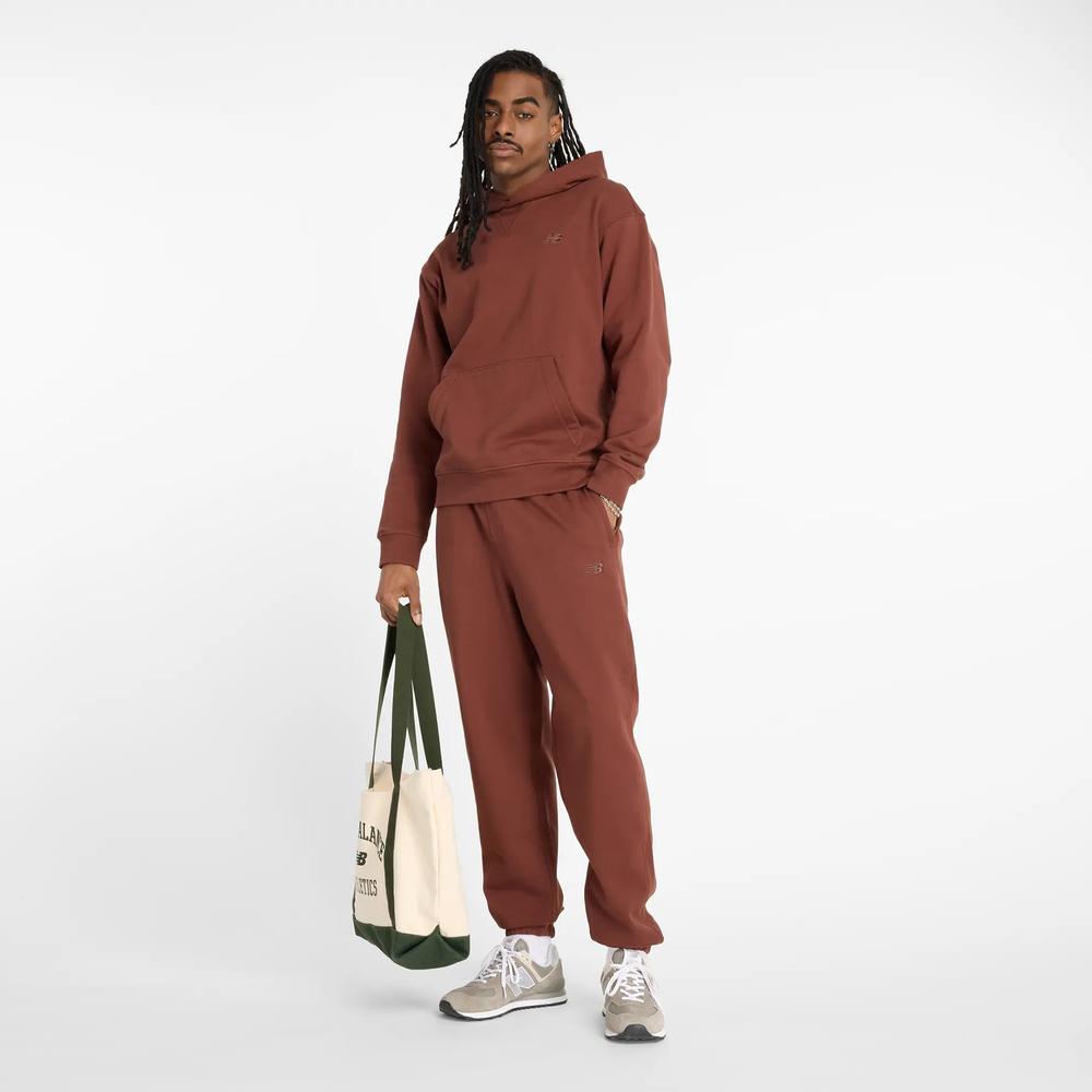 Bluza New Balance MT41534ROK - brązowa