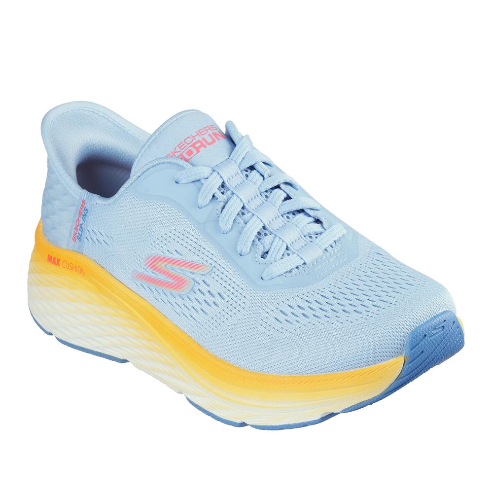 Buty damskie Skechers Max Cushioning Elite 2.0 - Solace 129626BLOR - niebieskie