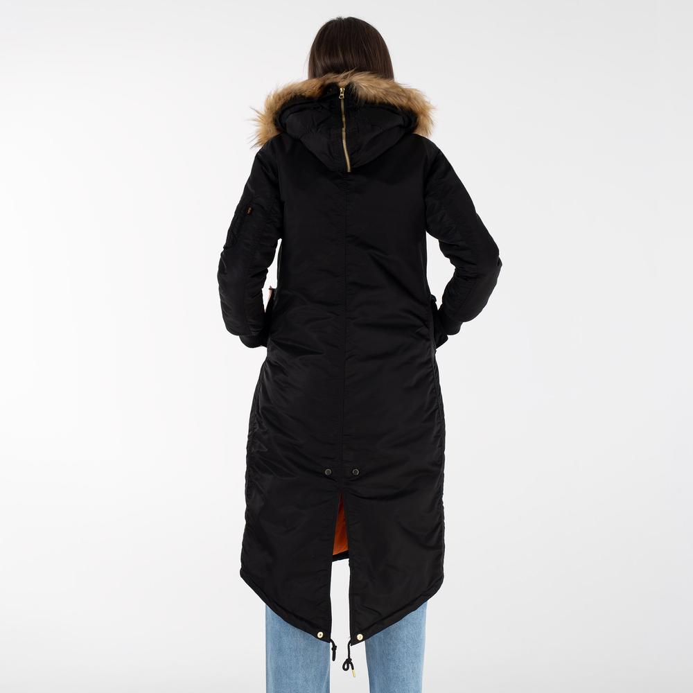 Kurtka Alpha Industries Long Fishtail 198013533 - czarna