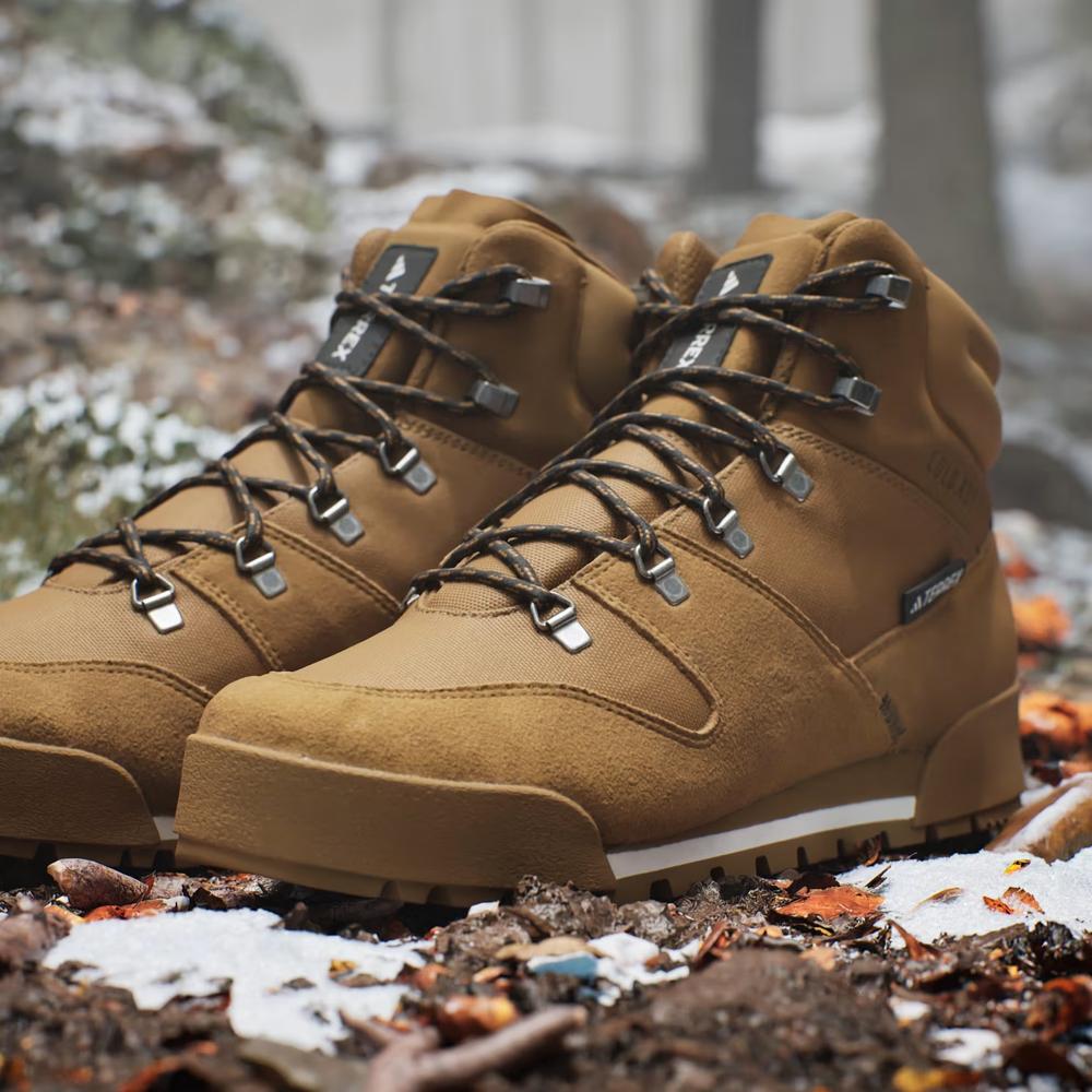 Buty męskie adidas Terrex Snowpitch Cold.Rdy Hiking IH3664 - brązowe