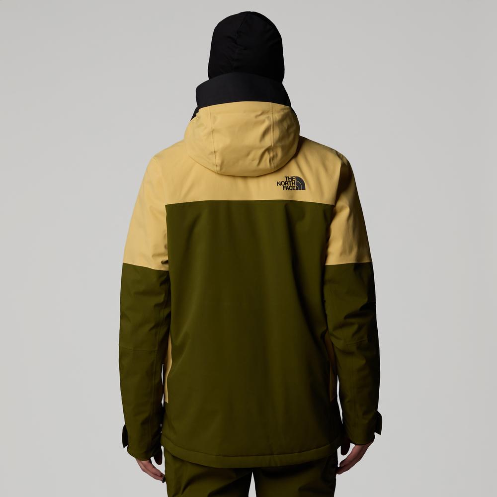 Kurtka The North Face Chakal 0A87Y65TI1 - zielono-żółta
