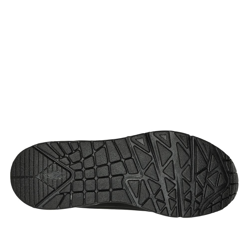 Buty młodzieżowe Skechers Uno Gen 1 Shimmer Away 310545LBBK - czarne