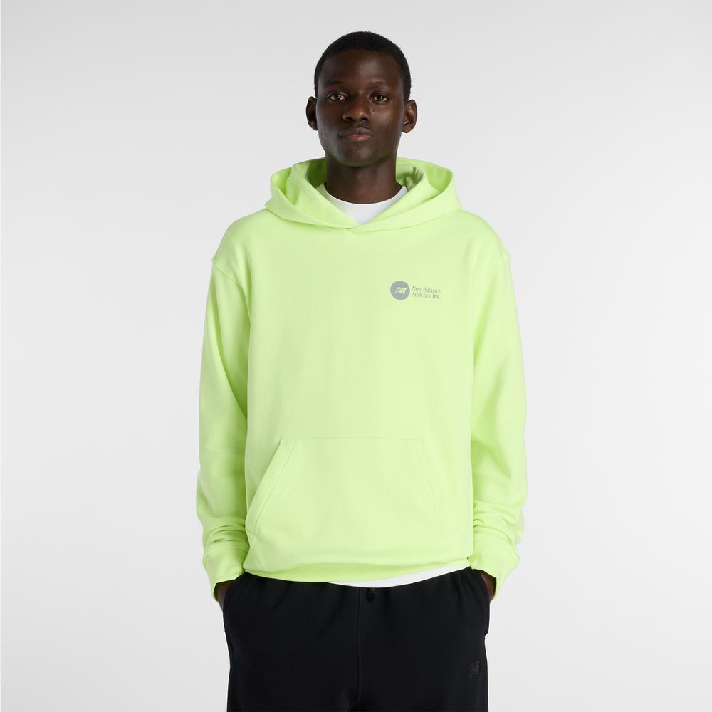 Bluza męska New Balance MT61M4JOAFG - zielona