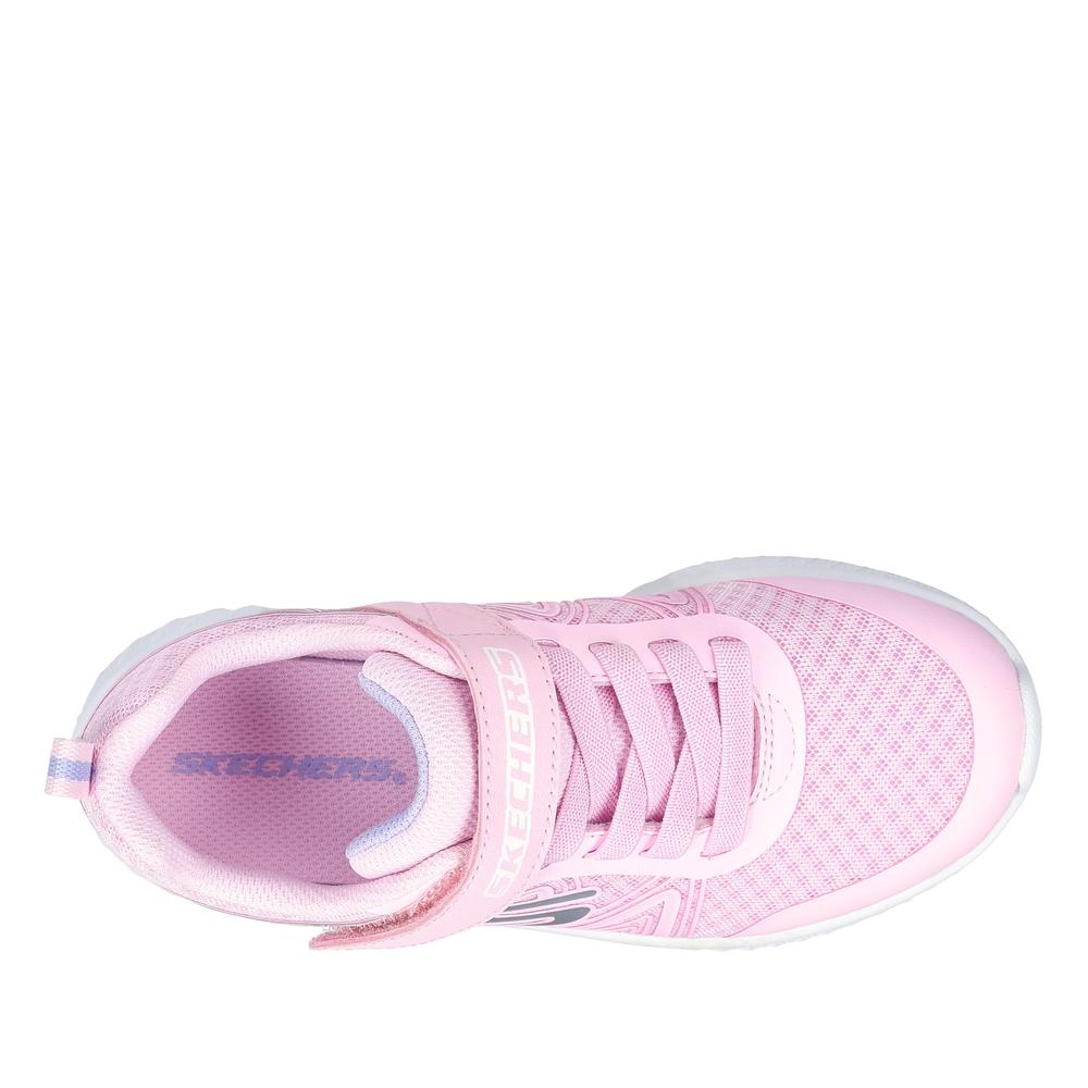 Buty dziecięce Skechers Microspec Plus Swirl Sweet 303535LLTPK - różowe