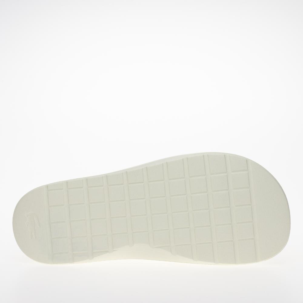 Klapki Lacoste Serve Slide 2.0 746CMA0032-1Y5 - białe
