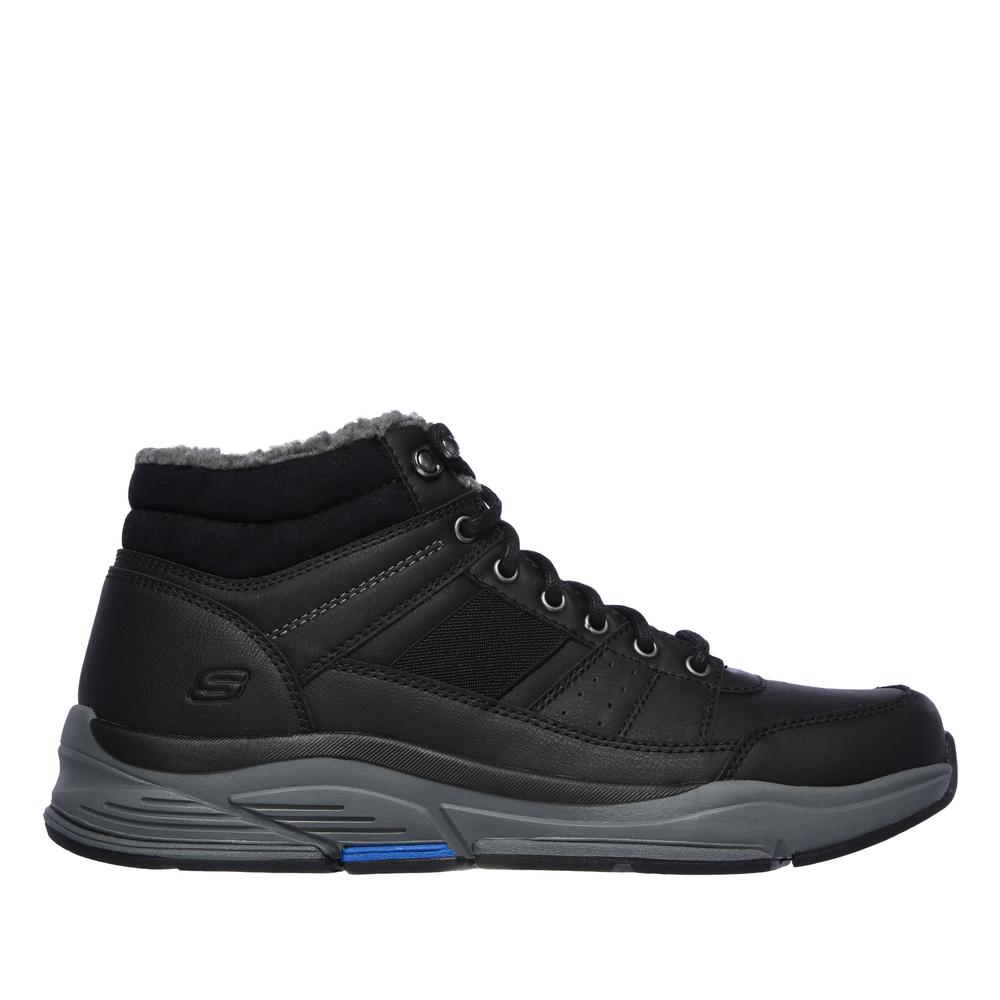 Buty męskie Skechers Benago Voren 66199BLK - czarne