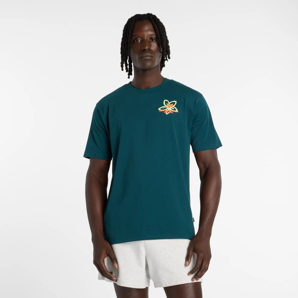 Koszulka męska New Balance MT61T0QMAAV - zielona