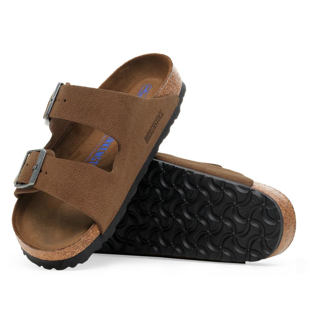 Klapki męskie Birkenstock Arizona 1030863 - brązowe